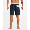 Quiksilver Mens Surfsilk Straight Leg 19 Boardshorts Swim Trunk(Dark Navy)