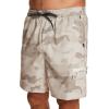 Quiksilver Men’s Taxer Cargo Amphibian 18 Boardshort Swim Trunk(Birch 233)