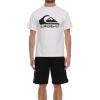 Quiksilver Rash Guard for Men UPF 50+ Big and Tall Swim Long & Short Sleeve Shirt White