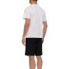 Quiksilver Rash Guard for Men UPF 50+ Big and Tall Swim Long & Short Sleeve Shirt White