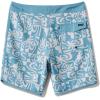 Quiksilver Surfsilk Scallop 19″ Men’s Boardshorts – Dusty Turquoise(Dusty Turquoise)