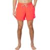Quiksilver Mens Men’s Everyday Solid 15 Volley Boardshort Swim Trunk(Fiery Coral 241)