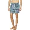 Quiksilver Mens Men’s Ginger Stalks Volley Elastic Waist Boardshort Swim Trunk(Midnight Navy)