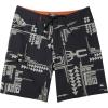Quiksilver Mens Molokai Boardshort Swim Trunk(Molokai Black)