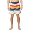 Quiksilver Mens Quiksilver Men’s Everyday Stripe 19 Boardshort Swim Trunk(Snow White 241)