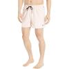 Quiksilver Men’s Standard Everyday 15 Elastic Waist Volley Swim Trunk Bathing Suit(Soft Pink)