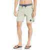 Quiksilver Men’s Standard Surfsilk Arch 18 Boardshort Swim Trunk Bathing Suit(Desert Sage)