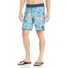 Quiksilver Men’s Standard Surfsilk Hawaii Scallop 19 Boardshort Swim Trunk Bathing Suit(Delph Blue)