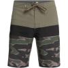 Quiksilver Mens Surfsilk Panel 20 Boardshort Swim Trunk Bathing Suit(Fallen Rock)