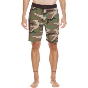 Quiksilver – Mens Surfsilk Hawaii 20 Boardshort, Color Camo, Size: 33