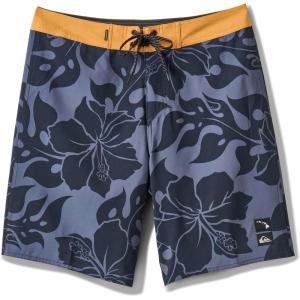 Quiksilver – Mens Surfsilk Hi Biscus Straight 20 Boardshort(Black)