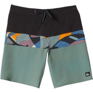 Quiksilver – Mens Surfsilk Panel 20 Boardshort, Color Seaspray Beach Club Casual Ss, Size: 34