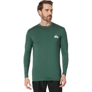 Quiksilver Mens Everyday Surf Tee Long Sleeve(Forest)