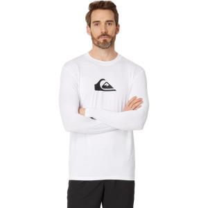 Quiksilver Mens Everyday Surf Tee Long Sleeve(White/White)