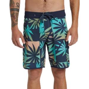 Quiksilver Mens Highline Scallop 19 Boardshorts Swim Trunk(Dark Navy)