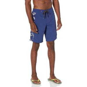 Quiksilver Mens Men’s Cliffside Ginger Boardshort Swim Trunk Bathing Suit(Medieval Blue 233)