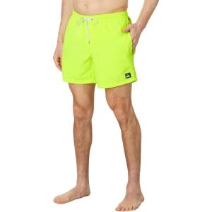 Quiksilver Mens Men’s Everyday Solid 15 Volley Boardshort Swim Trunk(Safety Yellow 241)