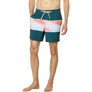 Quiksilver Mens Men’s Surfsilk Air-Brush 17 Volley Swim Trunk Boardshort(Midnight Navy)