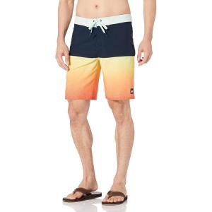 Quiksilver Mens Men’s Surfsilk Panel 20 Boardshort Swim Trunk(Navy Blazer)