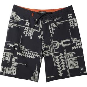 Quiksilver Mens Molokai Boardshort Swim Trunk(Molokai Black)