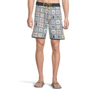 Quiksilver Mens Pacifico Scallop 19 Boardshort(White)