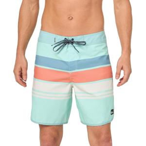 Quiksilver Mens Quiksilver Men’s Everyday Stripe 19 Boardshort Swim Trunk(Limpet Shell 241)
