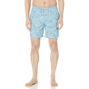 Quiksilver Men’s Standard Drag Week Volley Board Short Swim Trunk(Dusk Blue Drag Week)