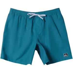 Quiksilver Men’s Standard Everyday Solid 17 Elastic Waist Volley Swim Trunk(Colonial Blue)