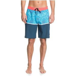 Quiksilver Men’s Standard Highline Division 20 Boardshort Swim Trunk Bathing Suit(Pacific Blue)
