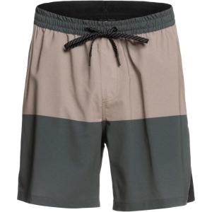 Quiksilver Men’s Standard Omni Training Short 17 Volley Swim Trunk Bathing Suit(Fallen Rock)