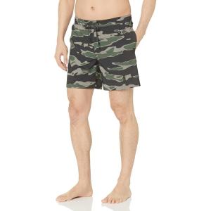 Quiksilver Men’s Standard Omni Training Short 17 Volley Swim Trunk Bathing Suit(Thyme)