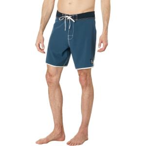 Quiksilver Men’s Standard Original Scallop 18 Boardshort Swim Trunk(Midnight Navy)