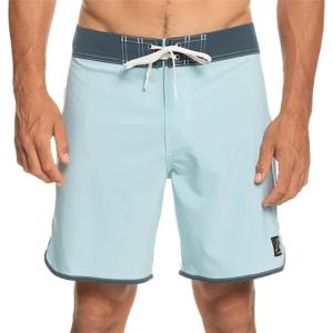 Quiksilver Men’s Standard Original Scallop 18 Boardshort Swim Trunk(Sky Blue)
