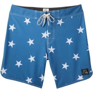Quiksilver Men’s Standard Original Scallop Jester 18 Boardshorts Swim Trunk(Star Sapphire)