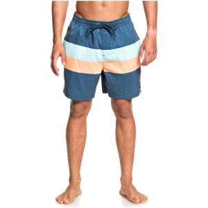 Quiksilver Men’s Standard Seasons Volley 17 Boardshort Swim Trunk(Majolica Blue)