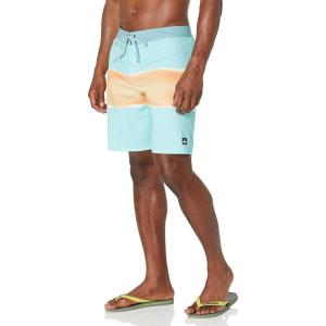 Quiksilver Men’s Standard Surfsilk Air Brush 19 Boardshort Swim Trunk(Angel Blue)