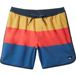 Quiksilver Men’s Standard Surfsilk Tijuana 17nb Elastic Waist Volley Swim Trunk(Cayenne)
