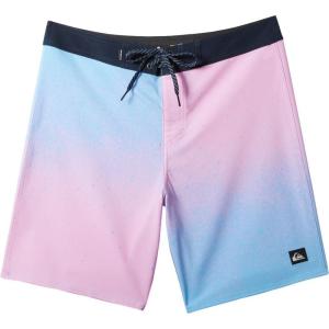 Quiksilver Mens Surfsilk Straight Leg 19 Boardshorts Swim Trunk(Prisim Pink)