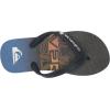 Quiksilver Boy’s Molokai Art Youth Flip-Flop(Black/Black/Orange)