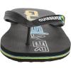 Quiksilver Boy’s Molokai Art Youth Flip-Flop(Black/Grey/Green)