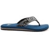 Quiksilver Men’s Monkey Abyss Three-Point Sandal(Navy Blazer Stripe 2)