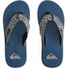 Quiksilver Men’s Monkey Abyss Three-Point Sandal(Navy Blazer Stripe 2)