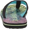 Quiksilver boys Boys Molokai Layback Ii Youth Sandal(Black/Pink/Blue)