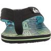 Quiksilver boys Boys Molokai Layback Ii Youth Sandal(Black/Pink/Blue)