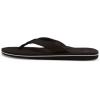Quiksilver mens Molokai Layback Textured Flip Flop Sandals(Black White)