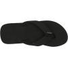 Quiksilver mens Molokai Layback Textured Flip Flop Sandals(Black/White/Black)