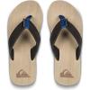 Quiksilver mens Molokai Layback Textured Flip Flop Sandals(Sand)