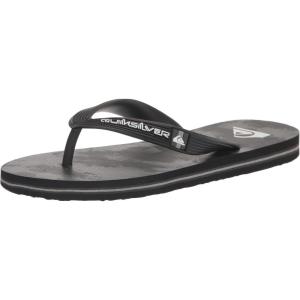 Quiksilver Boy’s Molokai Art Youth Flip-Flop(Black/Grey/Black 1)