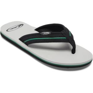 Quiksilver Men’s Flip Flop Sandal(Grey 1)