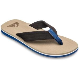 Quiksilver mens Molokai Layback Textured Flip Flop Sandals(Sand)